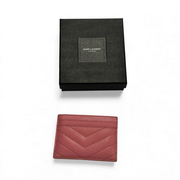 Yves Saint Laurent Pink Card Holder - Picture 4 of 5